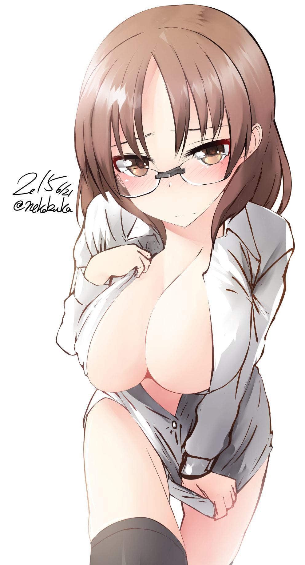 Beautiful girl daughter of glasses is too strongest erotic image: Oneta Niji 30