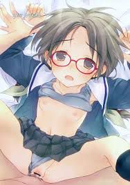 Beautiful girl daughter of glasses is too strongest erotic image: Oneta Niji 56