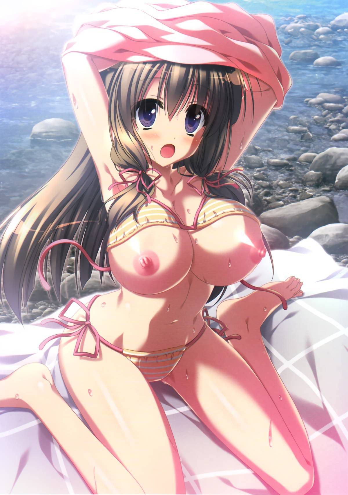 The secondary erotic image of energetic naughty girl in the midsummer Sunshine 23