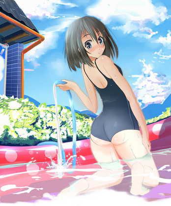 The secondary erotic image of energetic naughty girl in the midsummer Sunshine 26