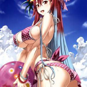 The secondary erotic image of energetic naughty girl in the midsummer Sunshine 40