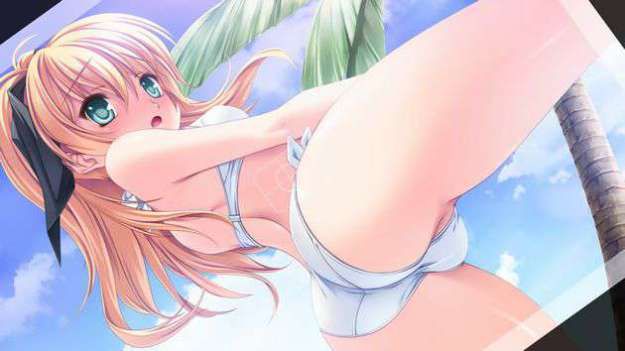 The secondary erotic image of energetic naughty girl in the midsummer Sunshine 49