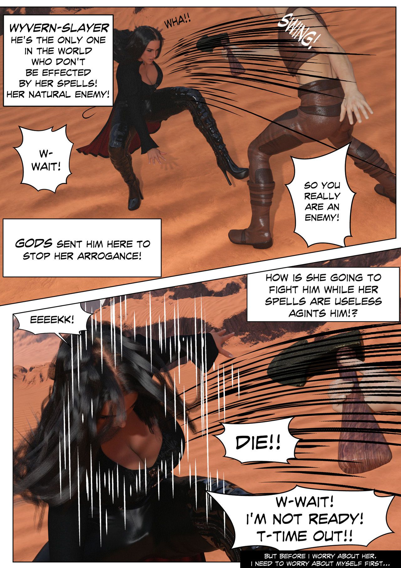 Rise of Goddess Comic : VS The Strongest Warrior by ThuwaGTS 13