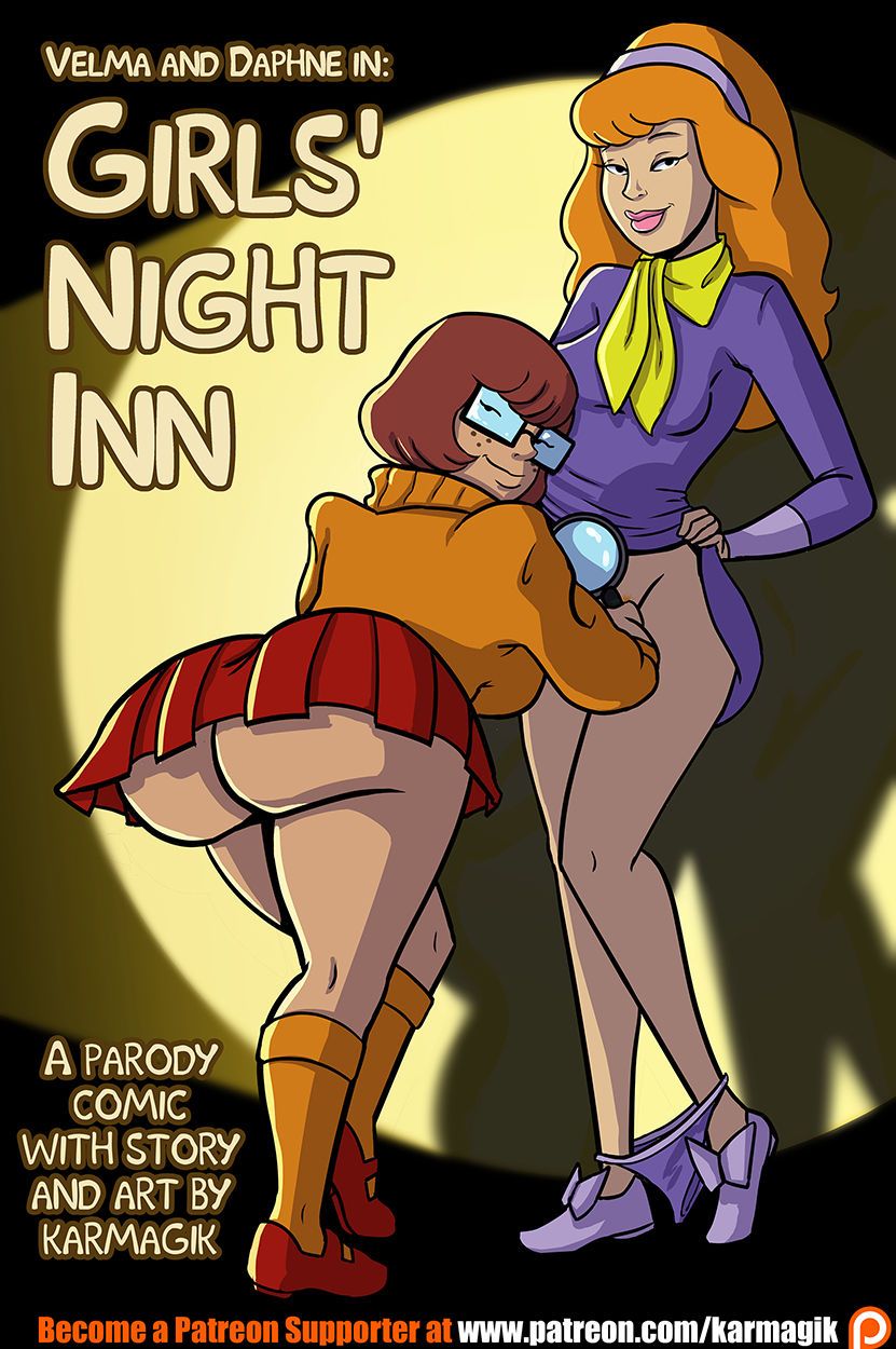 [Karmagik] Velma and Daphne in: Girls' Night Inn - Ink [WIP] 1