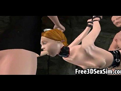 Sexy 3D anime redhead babe double set I get 10