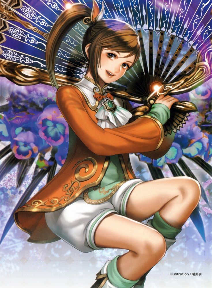 A picture of Xiao Qiao from the Sangoku Musou series 44