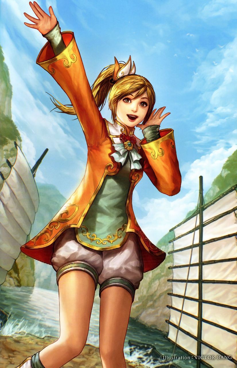 A picture of Xiao Qiao from the Sangoku Musou series 45