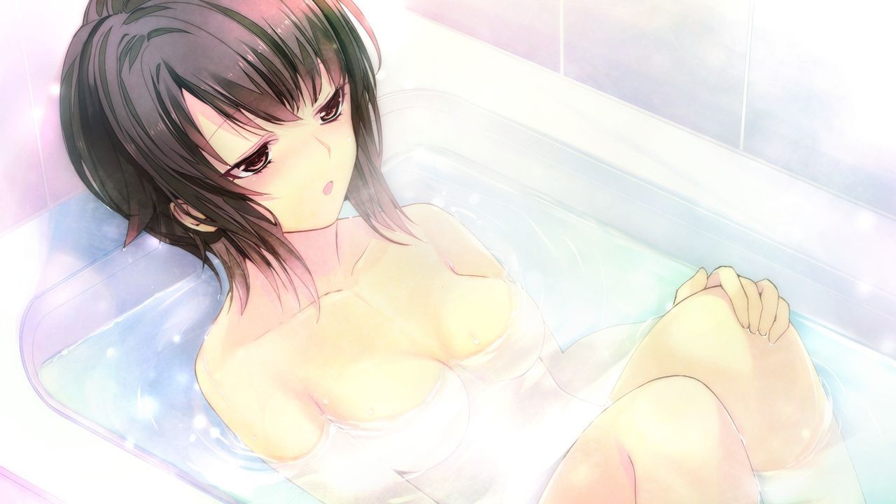 Bath image of a beautiful girl who is totally naked lewd part in the bath 14