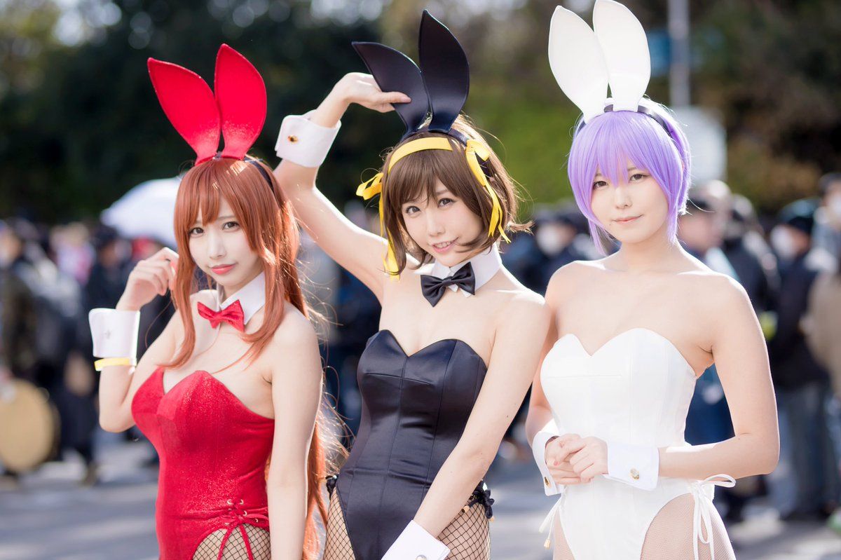 Cosplayers, this period will become the erotic bunny of Haruhi Suzumiya!!!!! 2
