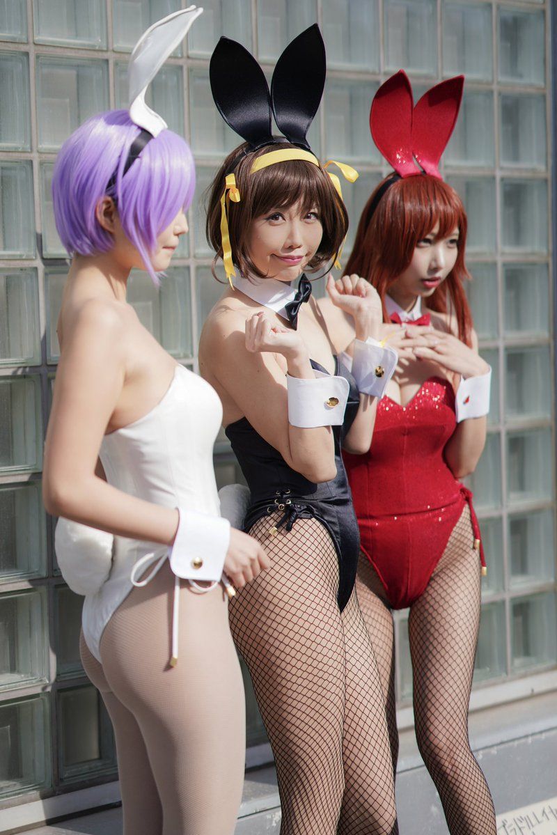 Cosplayers, this period will become the erotic bunny of Haruhi Suzumiya!!!!! 4