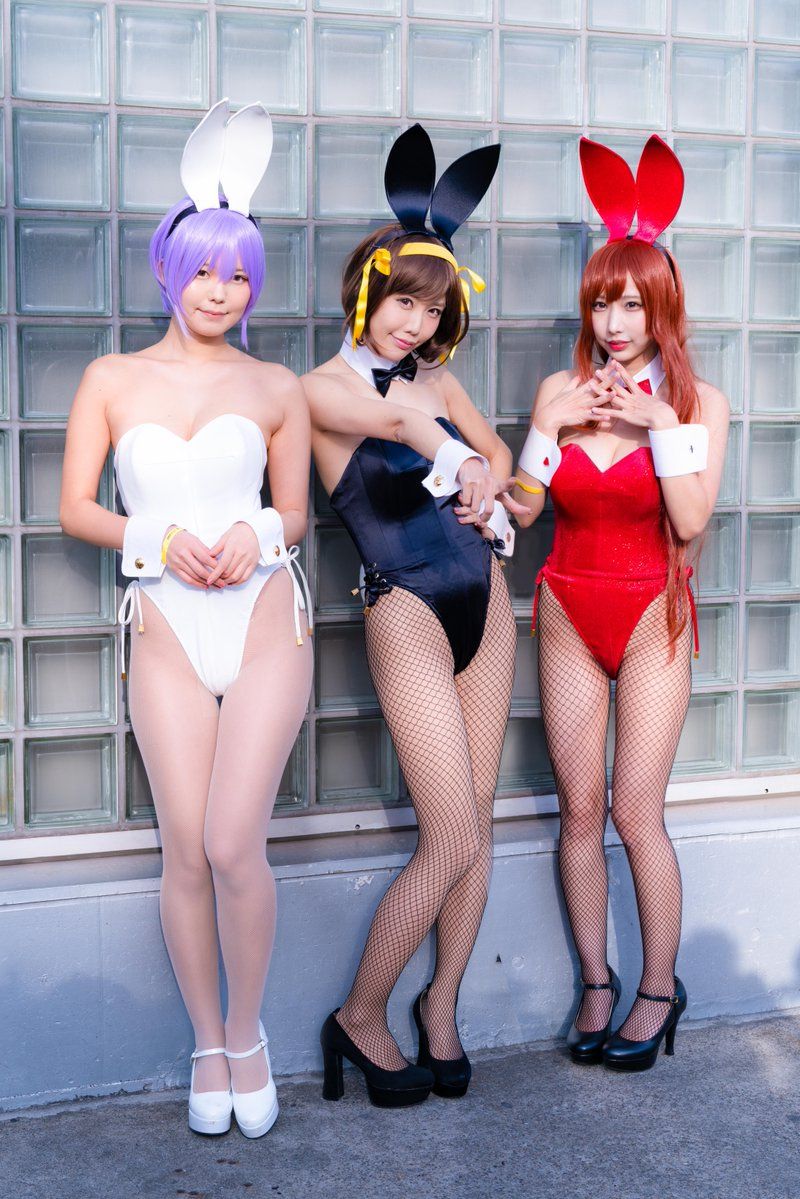 Cosplayers, this period will become the erotic bunny of Haruhi Suzumiya!!!!! 5