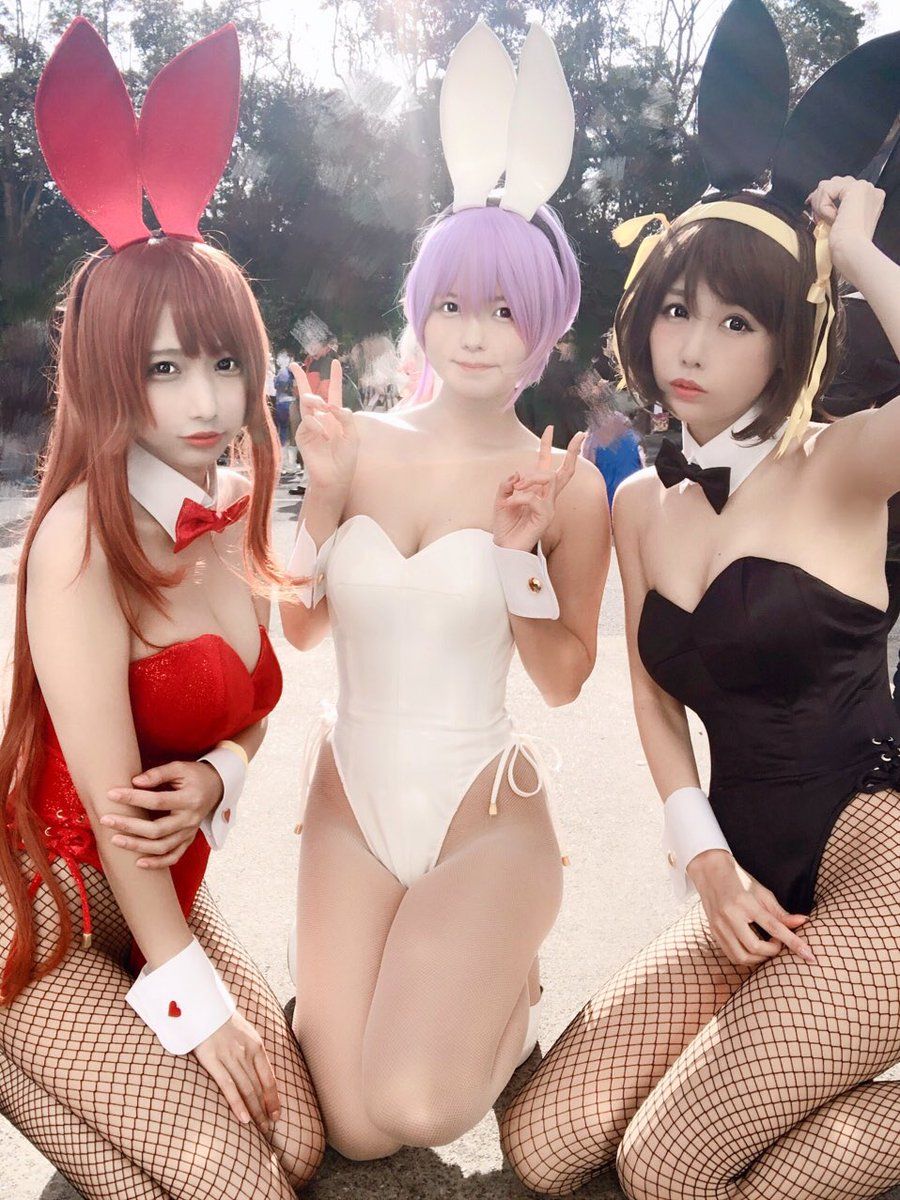 Cosplayers, this period will become the erotic bunny of Haruhi Suzumiya!!!!! 6