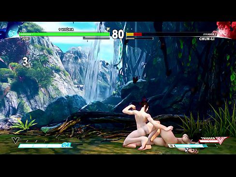 Street Fighter V - Juri Vs Chun-li Nude Mod Showcase - 2 min 25