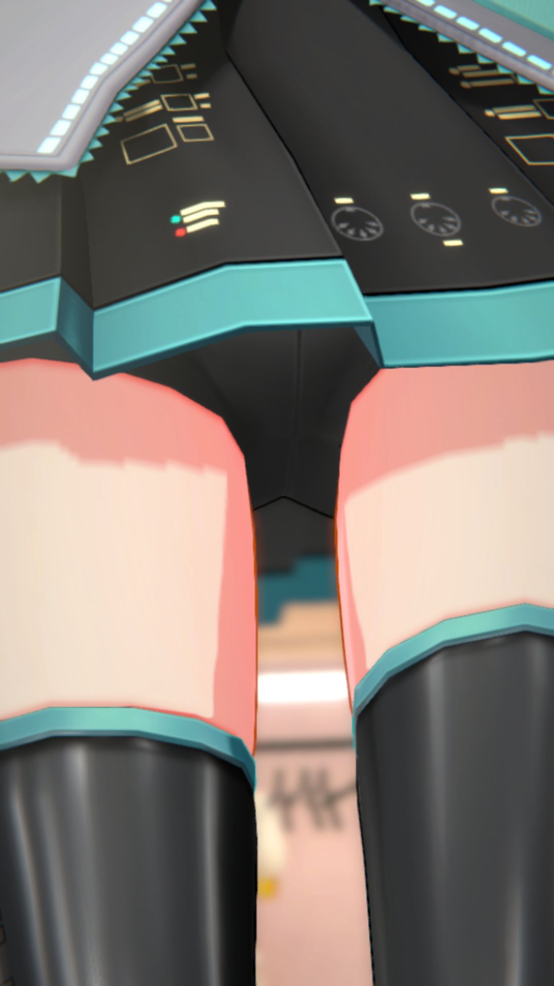 The result of peeking into the contents of the skirt of the smartphone game "IDOLY PRIDE" Hatsune Miku and Hatsune Miku costume 14