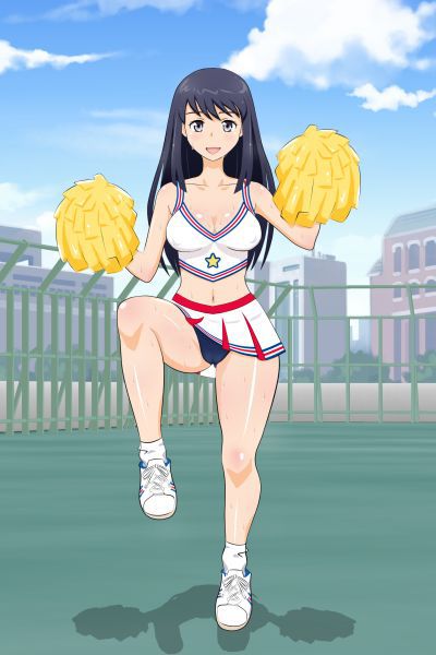 [HaL] High Kick Cheer to Asedaku Sex [HaL] ハイキック☆チアと汗だくセックス 66