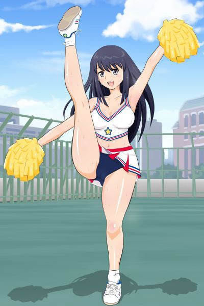 [HaL] High Kick Cheer to Asedaku Sex [HaL] ハイキック☆チアと汗だくセックス 68