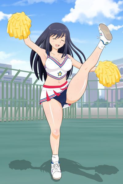 [HaL] High Kick Cheer to Asedaku Sex [HaL] ハイキック☆チアと汗だくセックス 70