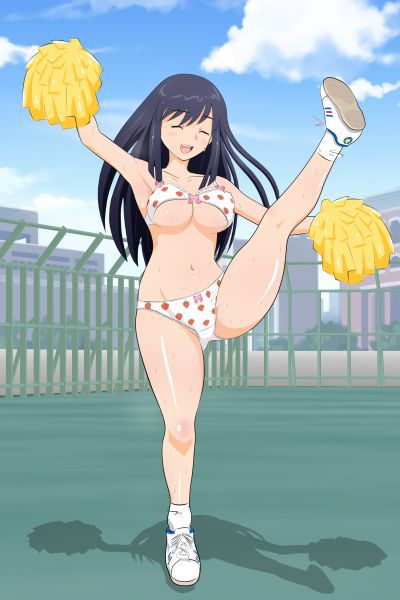 [HaL] High Kick Cheer to Asedaku Sex [HaL] ハイキック☆チアと汗だくセックス 77