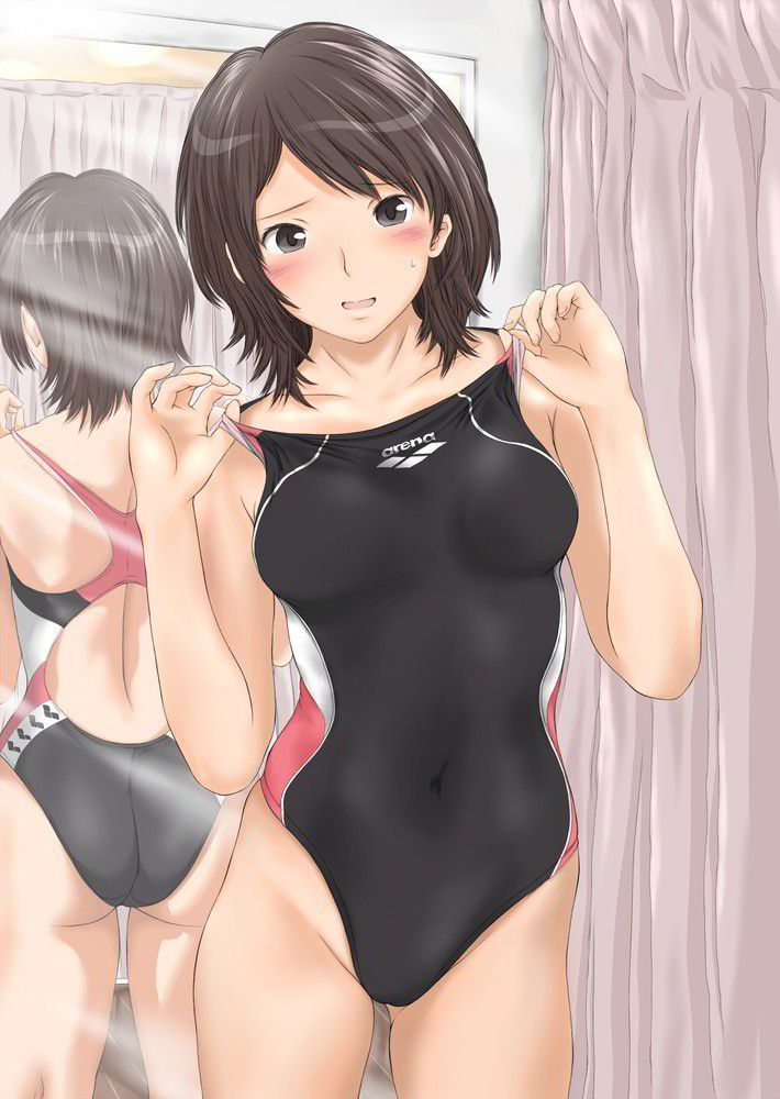 Swimsuit wearing lewd clothes to peg the gaze in the sea or pool it swimsuit 6