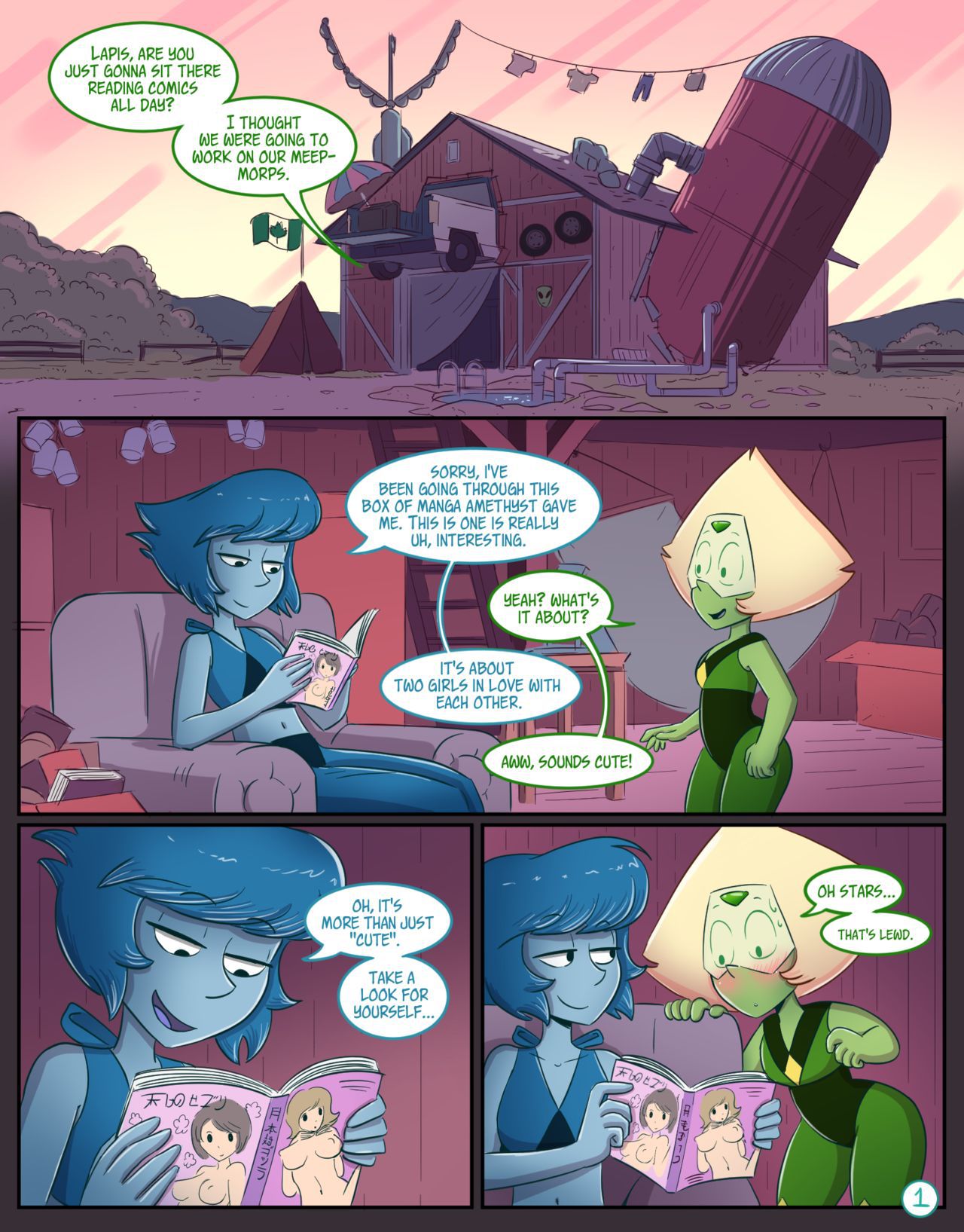 [Cubed Coconut] Lapidot Comic (Steven Universe) [Ongoing] 1