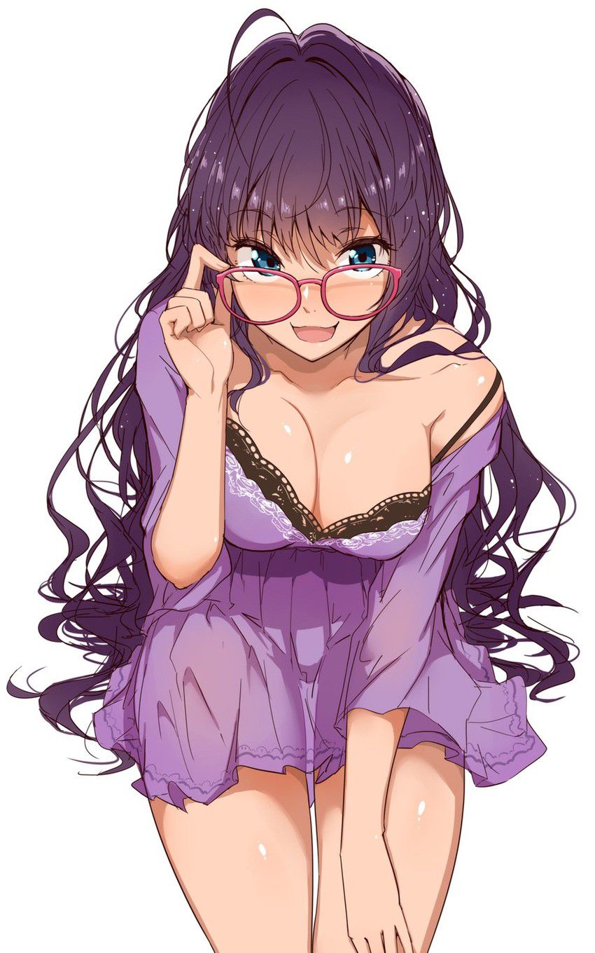 [Conscious high so] the secondary image of women who are doing glasses 1