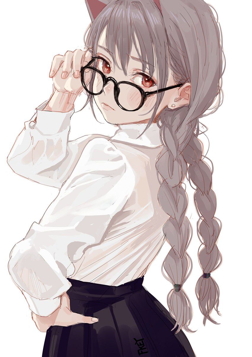 [Conscious high so] the secondary image of women who are doing glasses 27