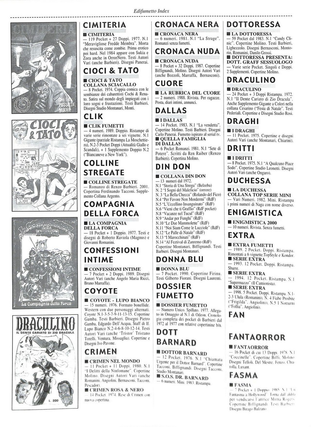 EdiFumetto index (Graziano Origa, 2002) [Italian] 81