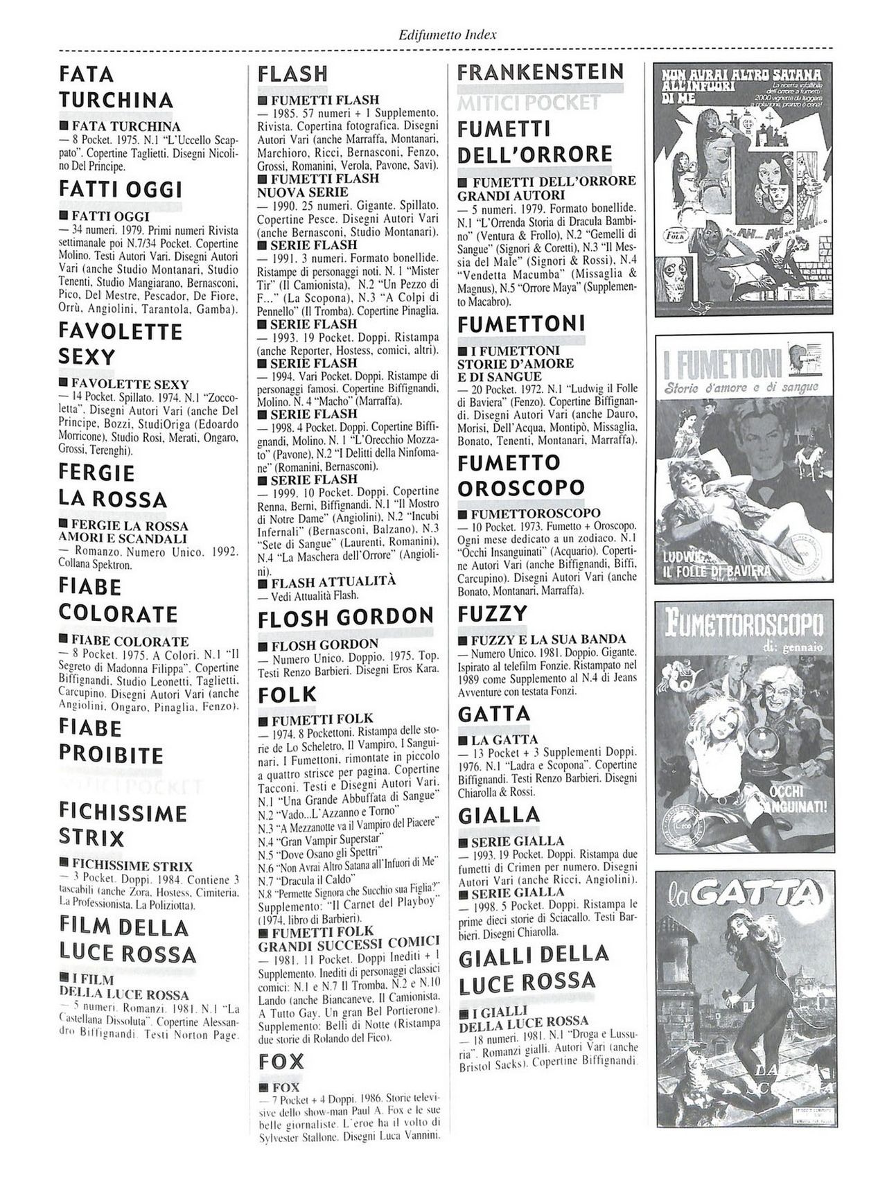 EdiFumetto index (Graziano Origa, 2002) [Italian] 82