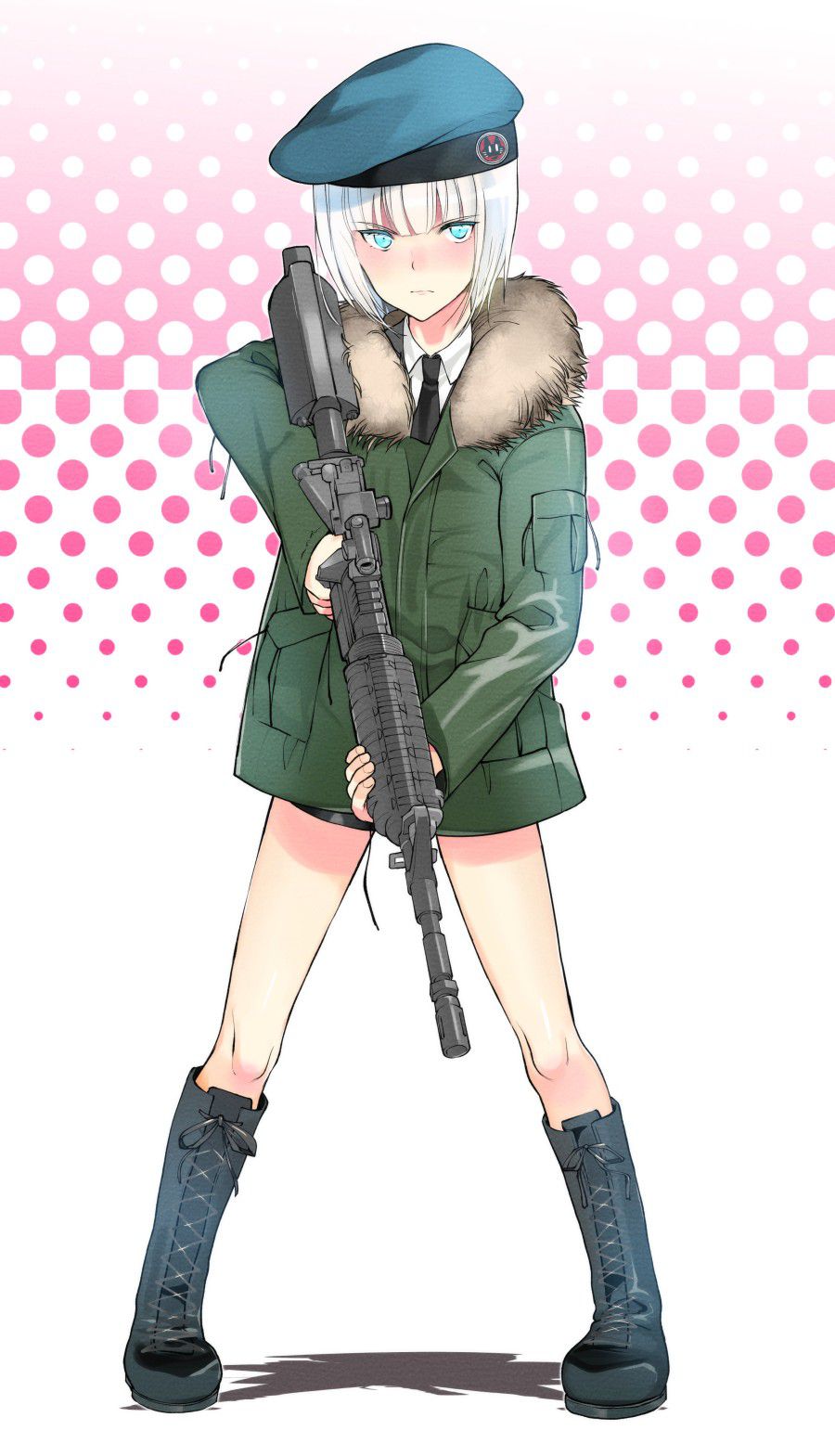 Secondary image of a pretty girl with a firearm, etc. 4 [non-erotic] 31