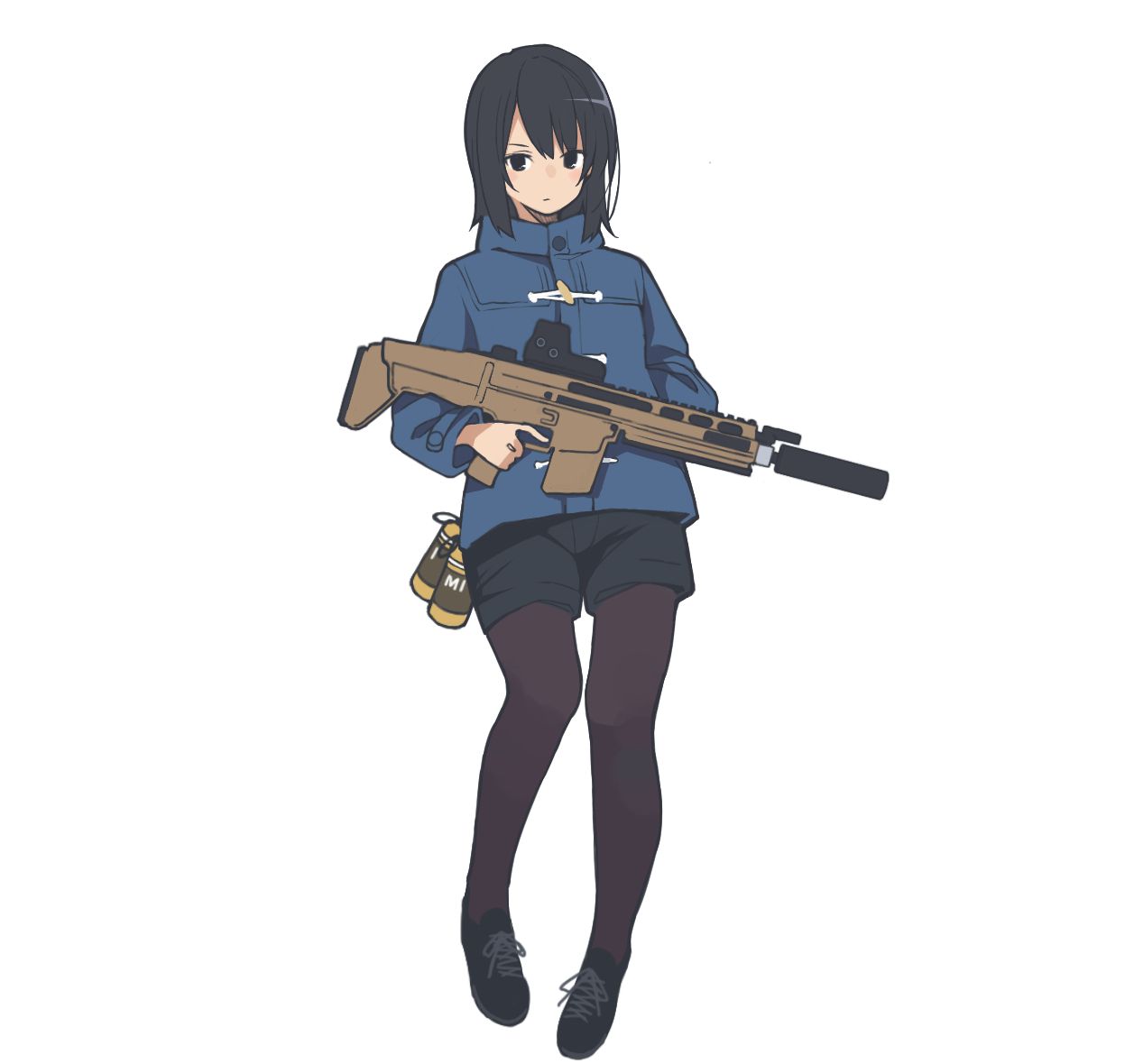 Secondary image of a pretty girl with a firearm, etc. 4 [non-erotic] 33