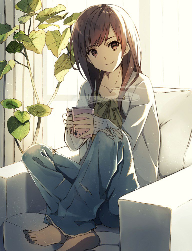 Secondary image of a cute girl who is drinking a drink [non-erotic] 2