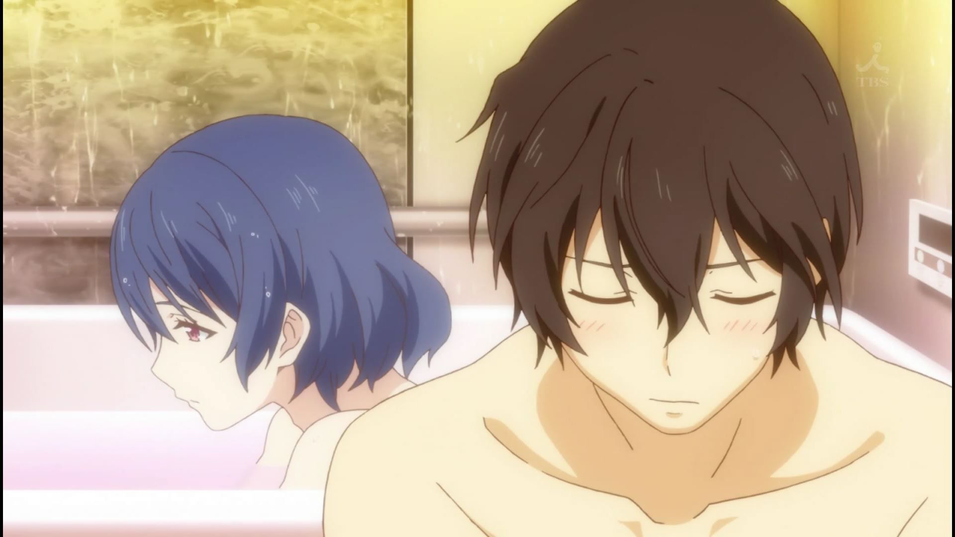 Anime [domestic her] 2 talk to take a bath with a girl in the story naked scene! 10