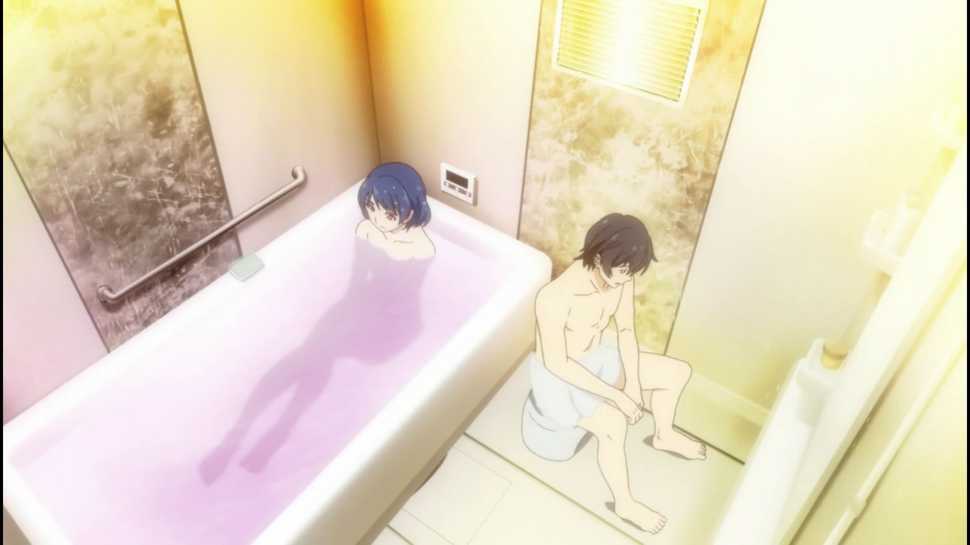 Anime [domestic her] 2 talk to take a bath with a girl in the story naked scene! 8