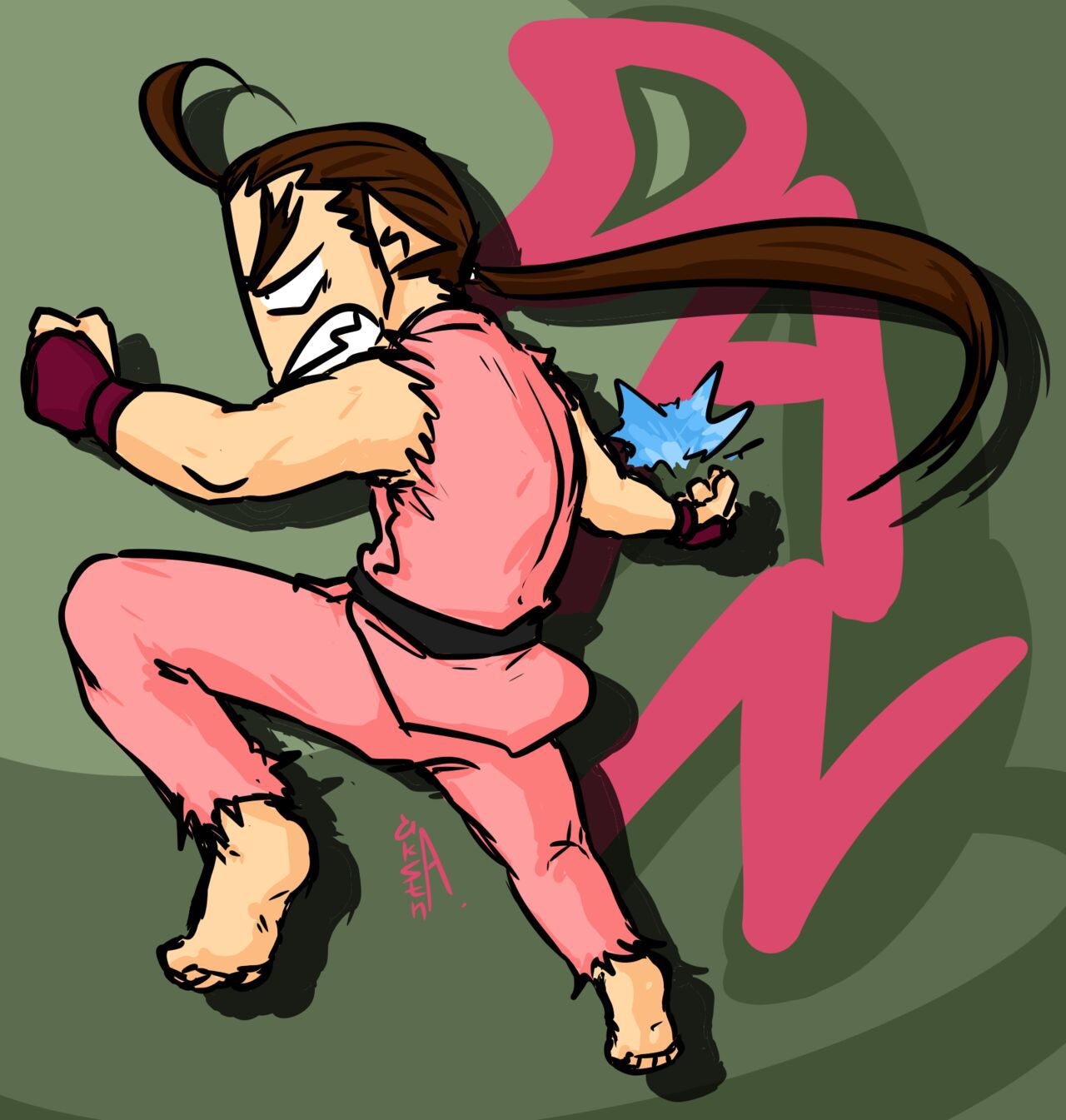 (akasatana) Dan Hibiki (Street Fighter) (赤佐棚) 火引弾 (ストリートファイター) 161
