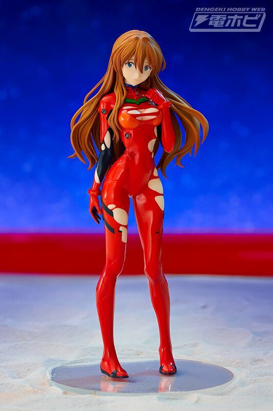 "Shin Evangelion Movie Version" Asuka's torn erotic plug suit erotic figure! 2