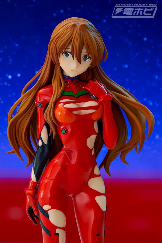 "Shin Evangelion Movie Version" Asuka's torn erotic plug suit erotic figure! 4