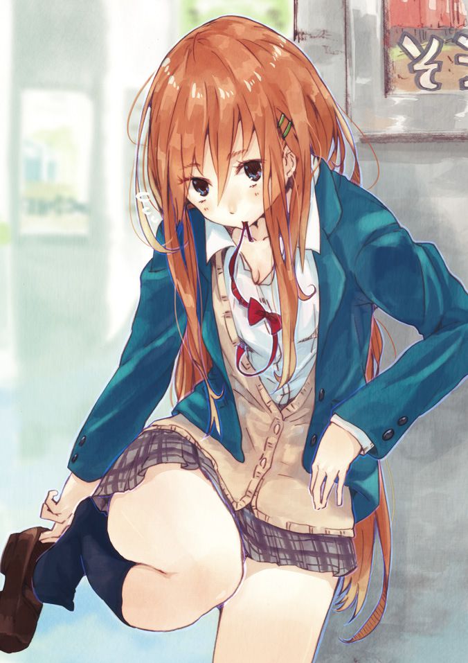 Secondary image of a pretty girl in school uniform part 16 [Uniform/non-erotic] 22