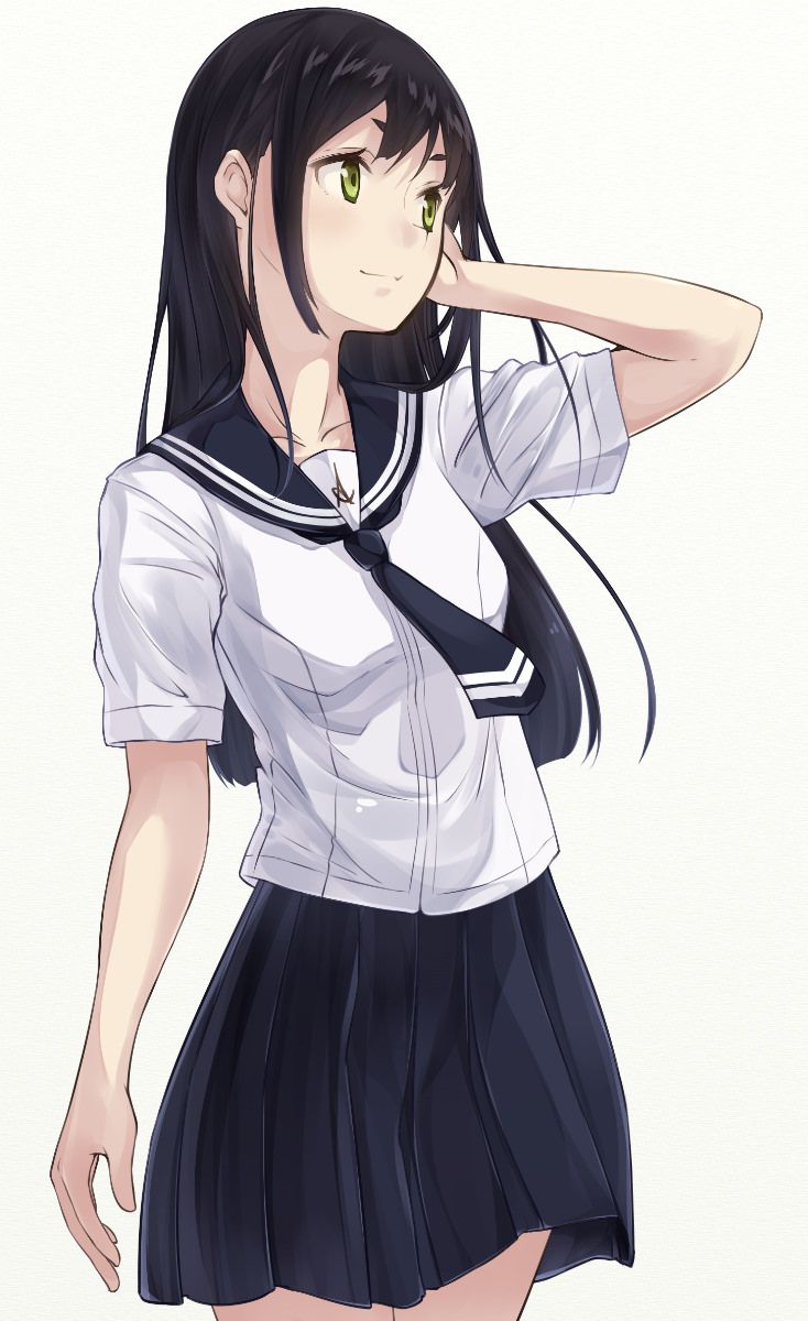 Secondary image of a pretty girl in school uniform part 16 [Uniform/non-erotic] 30