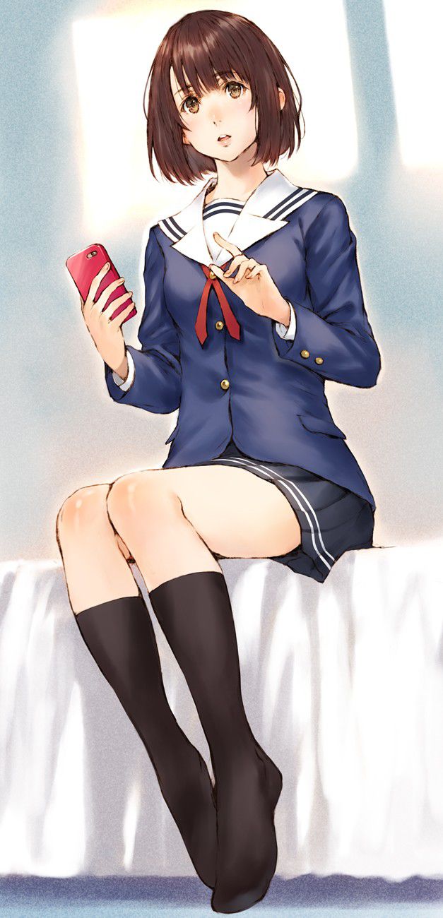 Secondary image of a pretty girl in school uniform part 16 [Uniform/non-erotic] 4