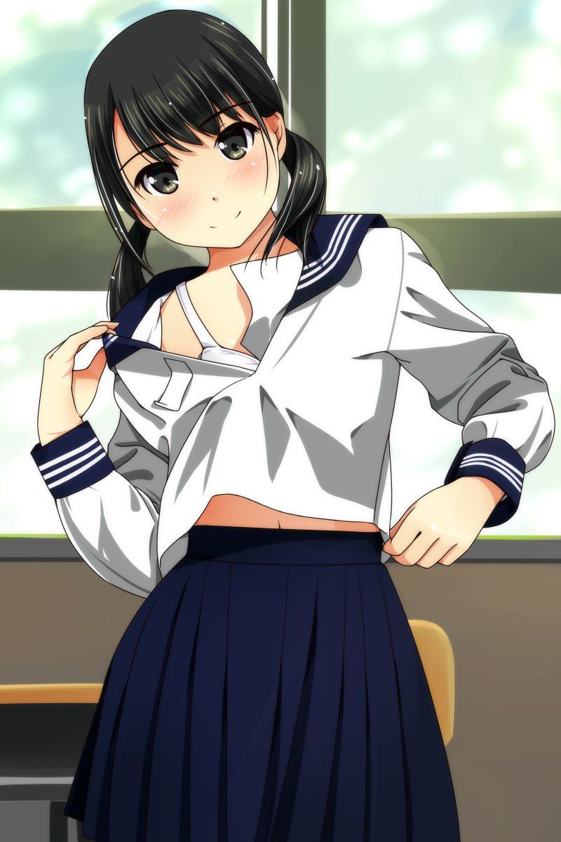 Secondary image of a pretty girl in school uniform part 16 [Uniform/non-erotic] 5