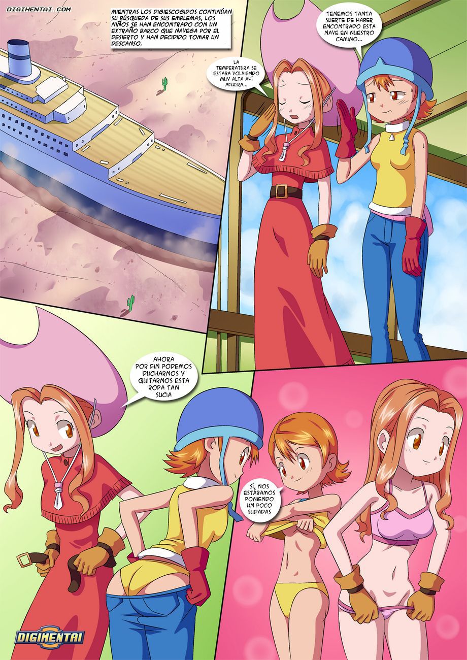 [Palcomix] Not So Smooth Sailing (Digimon) [Spanish] [FantasyShot] 2