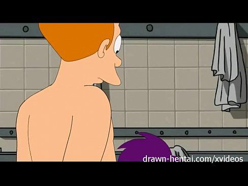 Futurama hentai - shower threesome 19