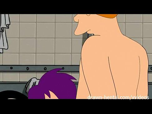 Futurama hentai - shower threesome 7