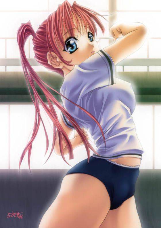 I'm going to stick erotic cute image of gym uniform and bloomers! 28