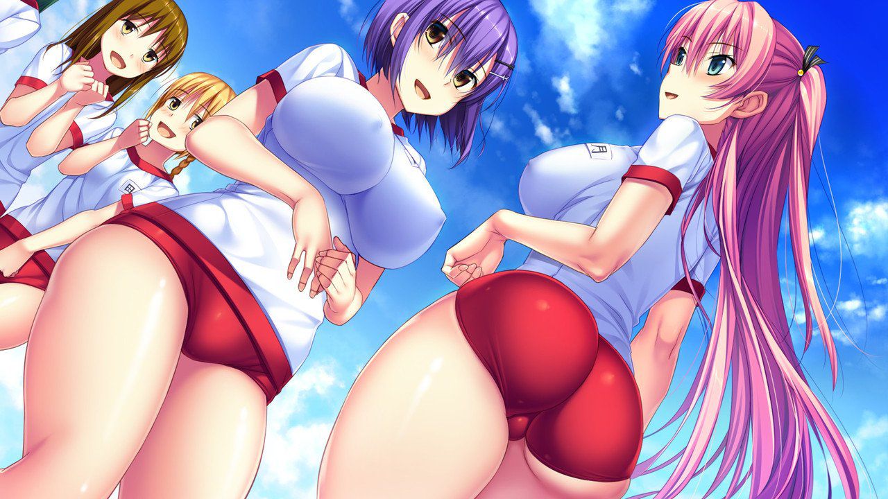 I'm going to stick erotic cute image of gym uniform and bloomers! 5