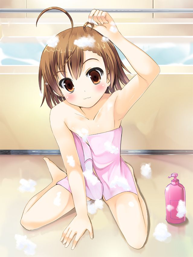Erotic pictures of two-dimensional beautiful girl that is so hot in the bath and onsen. vol.332 48