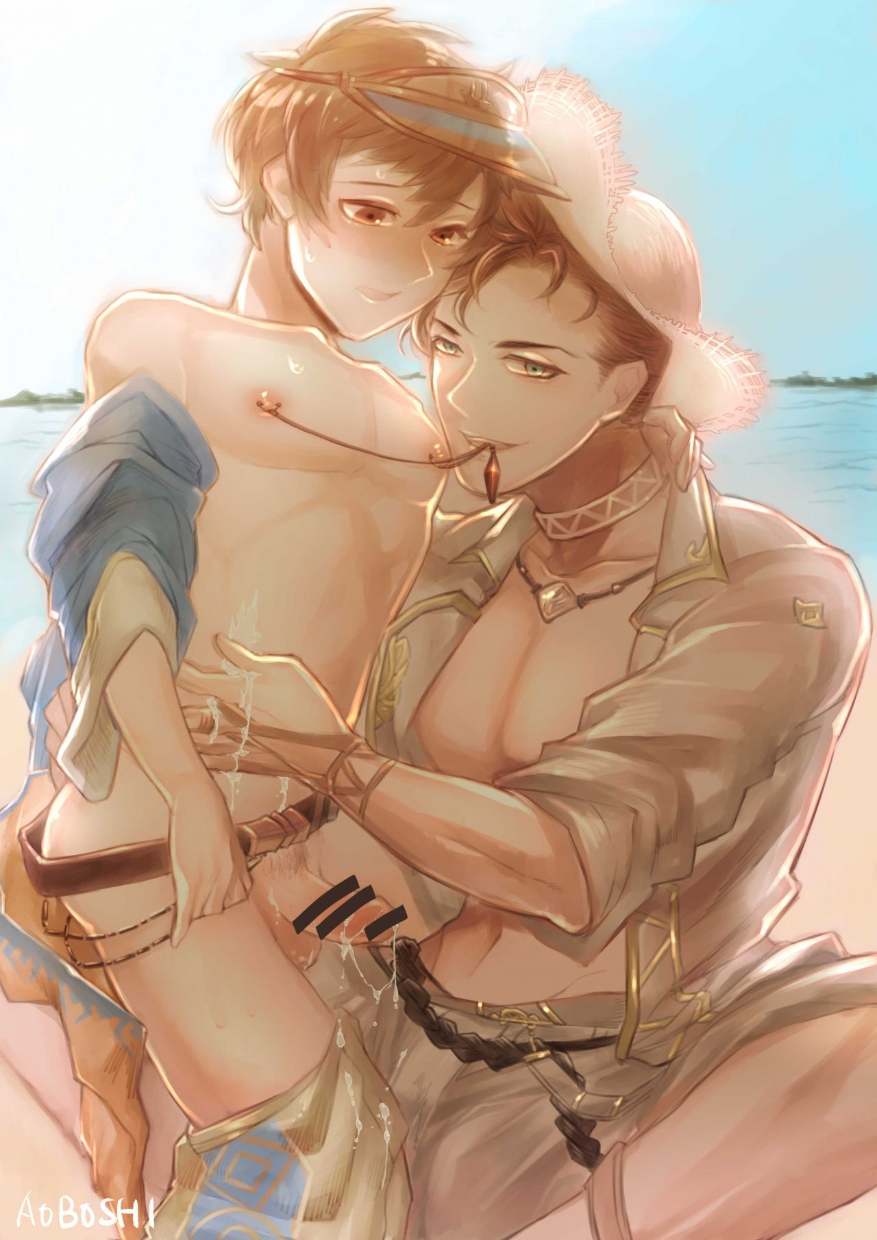 Gran yaoi (Granblue Fantasy) 492