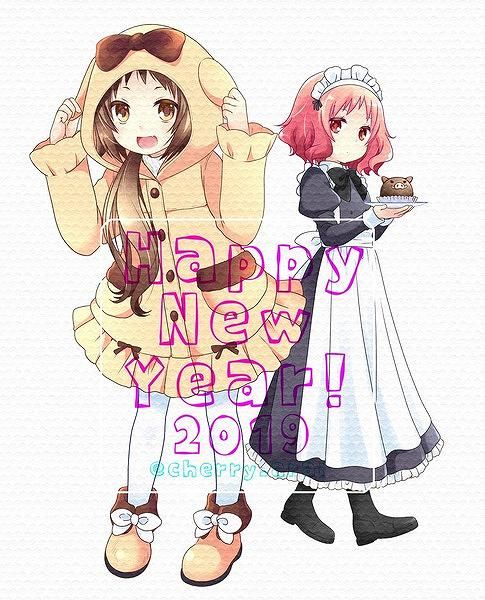 [2019 New Year illustrations (anime official) Summary! (part2) Thank you again this year!! 20