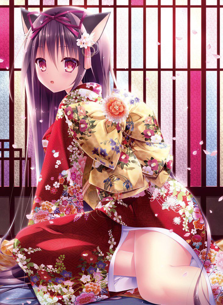 [Cooking apron] kimono, hakama, kimono, kimono image @ Rainbow [Reddish] part 19 12