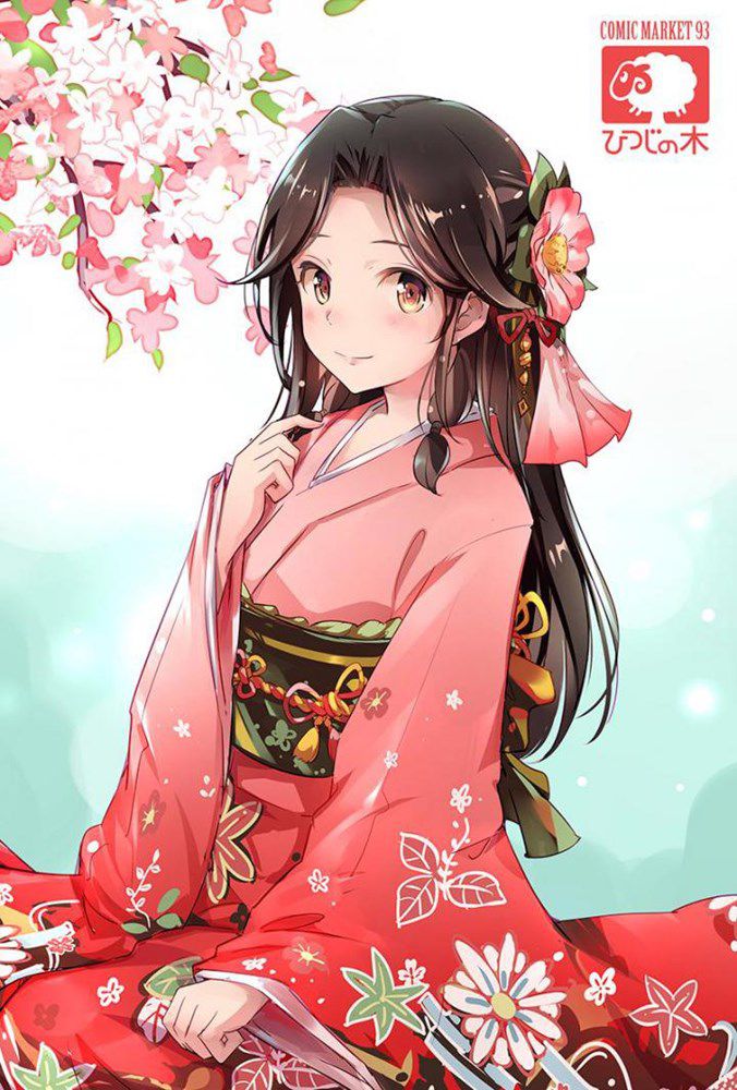 [Cooking apron] kimono, hakama, kimono, kimono image @ Rainbow [Reddish] part 19 5